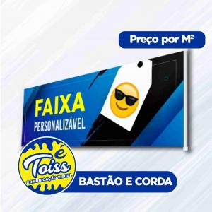Faixa M² Lona 440g  Colorido Brilho Madeira Nos Lados 